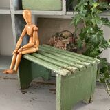 Small Wabi Sabi wooden bench
