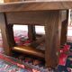 Vintage coffee table in wood and ceramic from the 70s