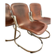 Set de 4 Chaises Design Cidue , Italie années 70