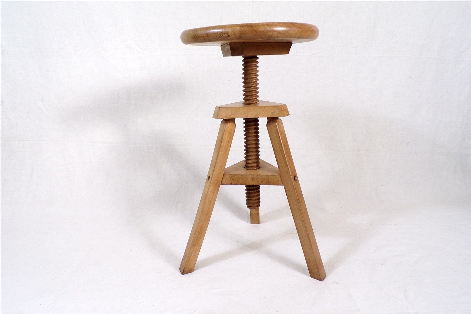 Screw vintage industrial stool
