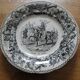 Set of eight talking plates