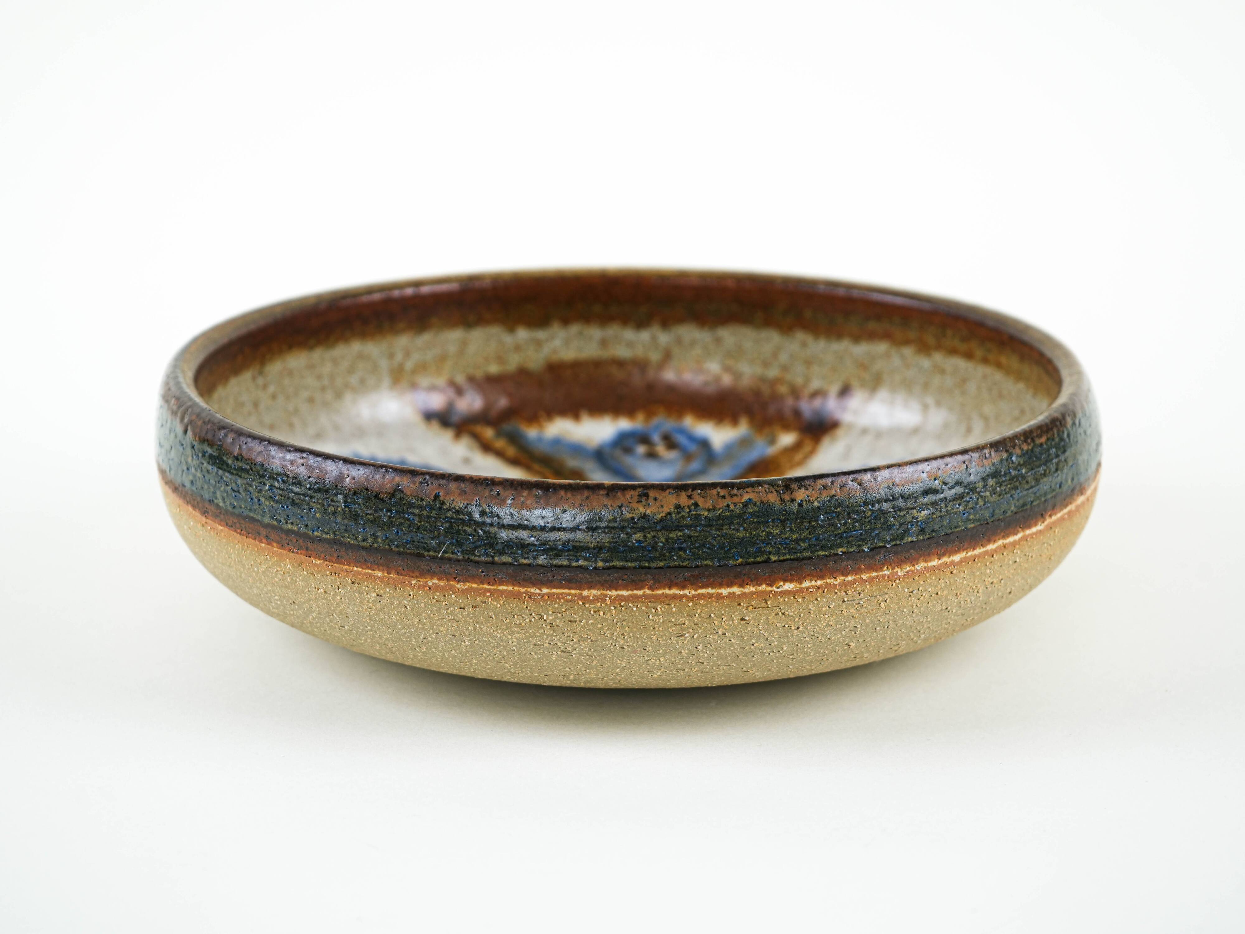 Ceramic bowl, Danish design, 1960s, manufactured by Søholm