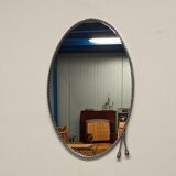 Oval chrome mirror, 60