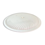 Vintage ceiling lamp with acrylic striped shade