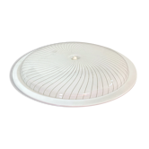 Vintage ceiling lamp with acrylic striped shade