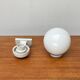 German wall lamp in ceramic and glass from the mid-century, Siemens, 1950s.