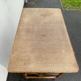 Vintage rattan desk