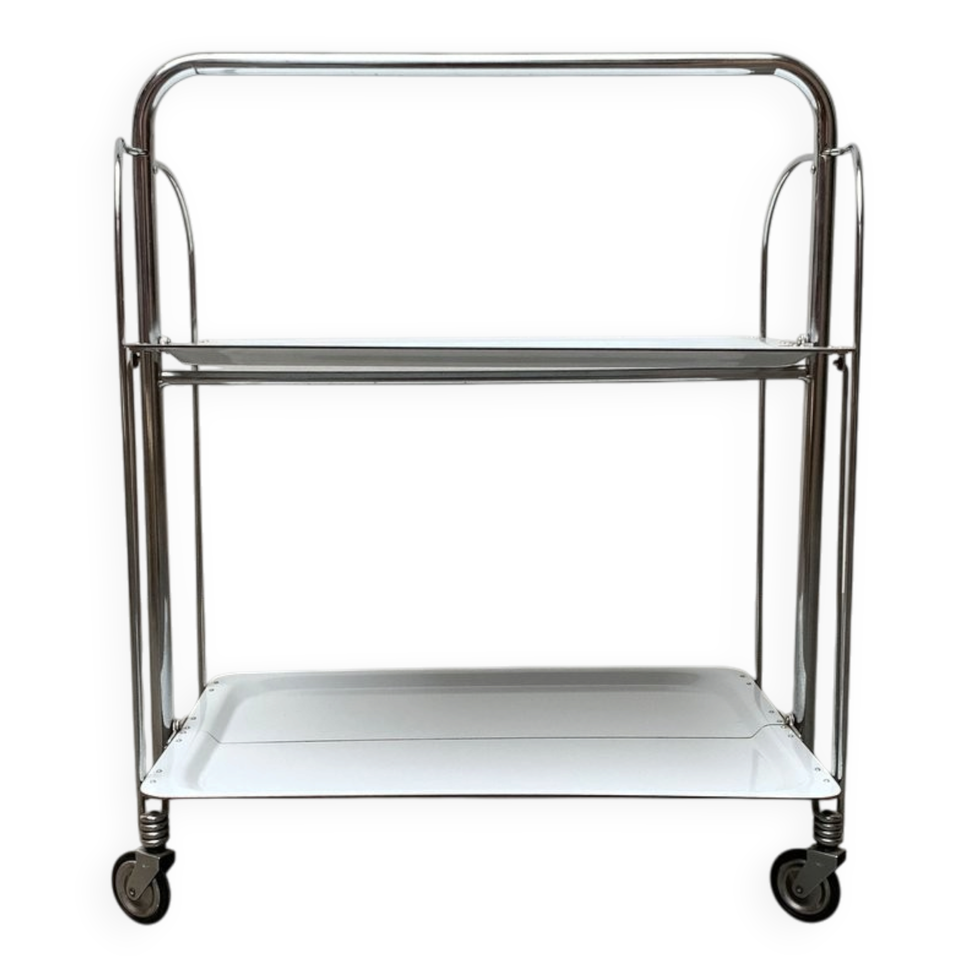 Vintage Folding Service Trolley by Raquer, 1970s