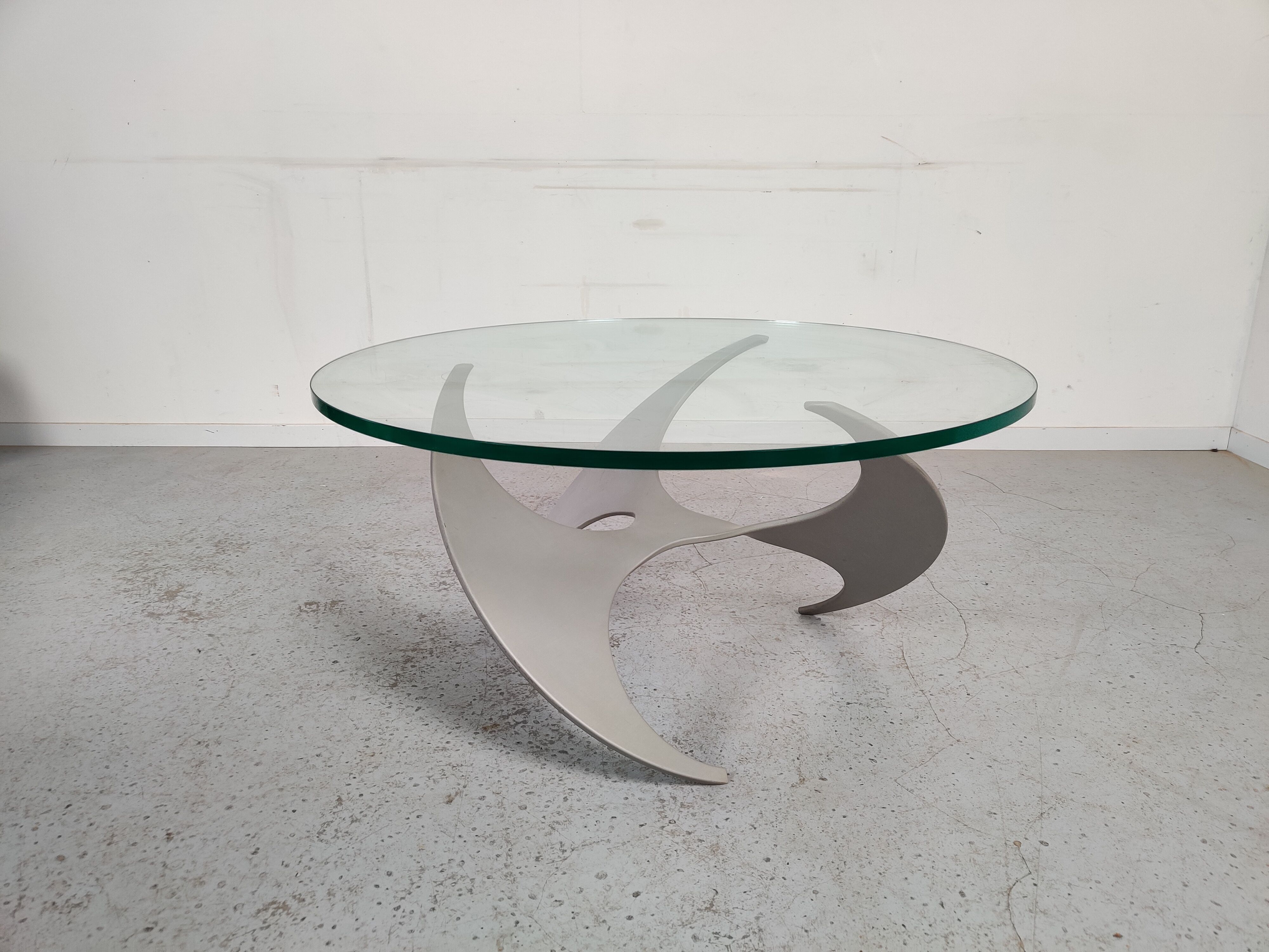 Coffee table "Propeller" by Knut Hesteberg for Ronald Schmitt, 70s
