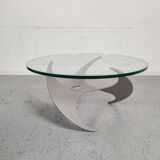 Table basse "Propeller" par Knut Hesteberg pour Ronald Schmitt, années 70