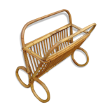 Bamboo magazine holder