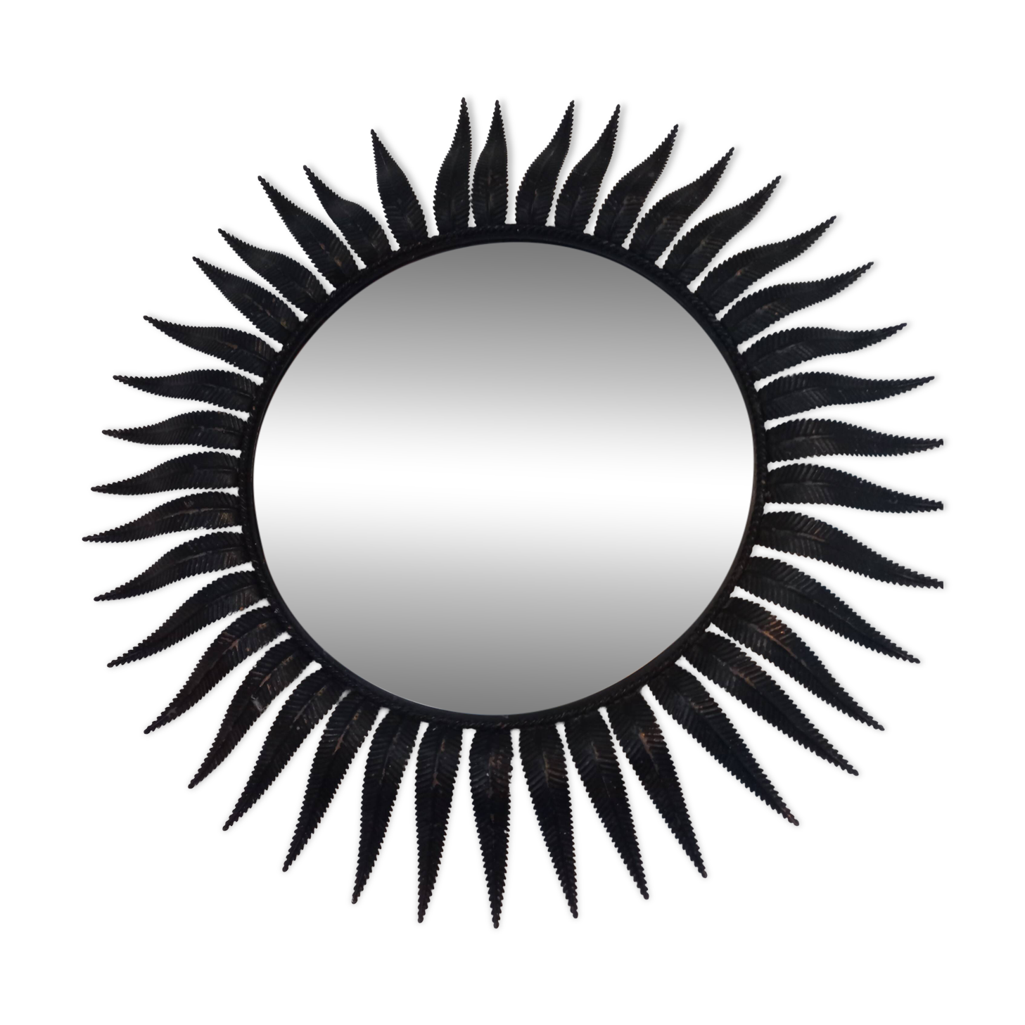 miroir métal 60s