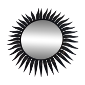 miroir métal 60s