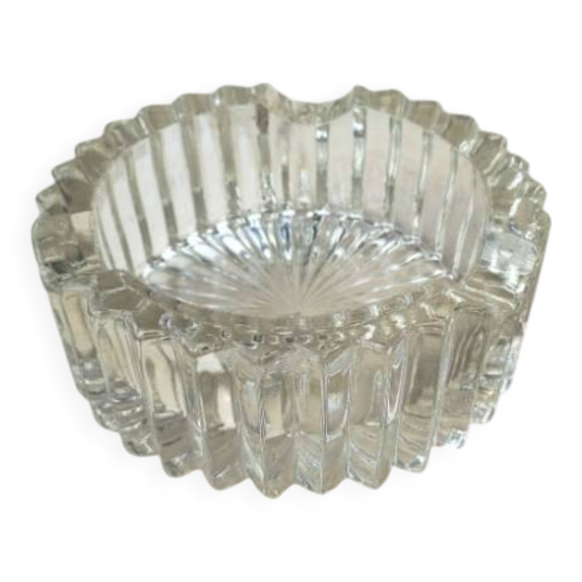 Cut glass ashtray 1960's
