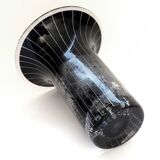 Vase en verre années 80