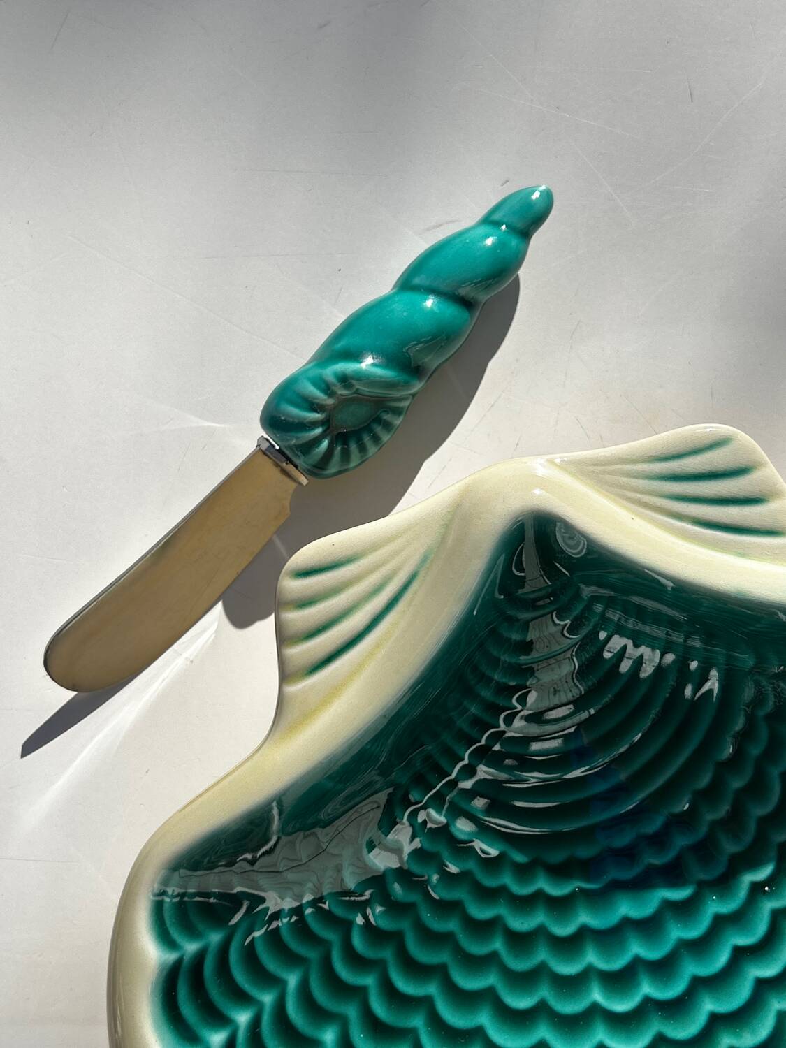 Barbotine Butter Dish