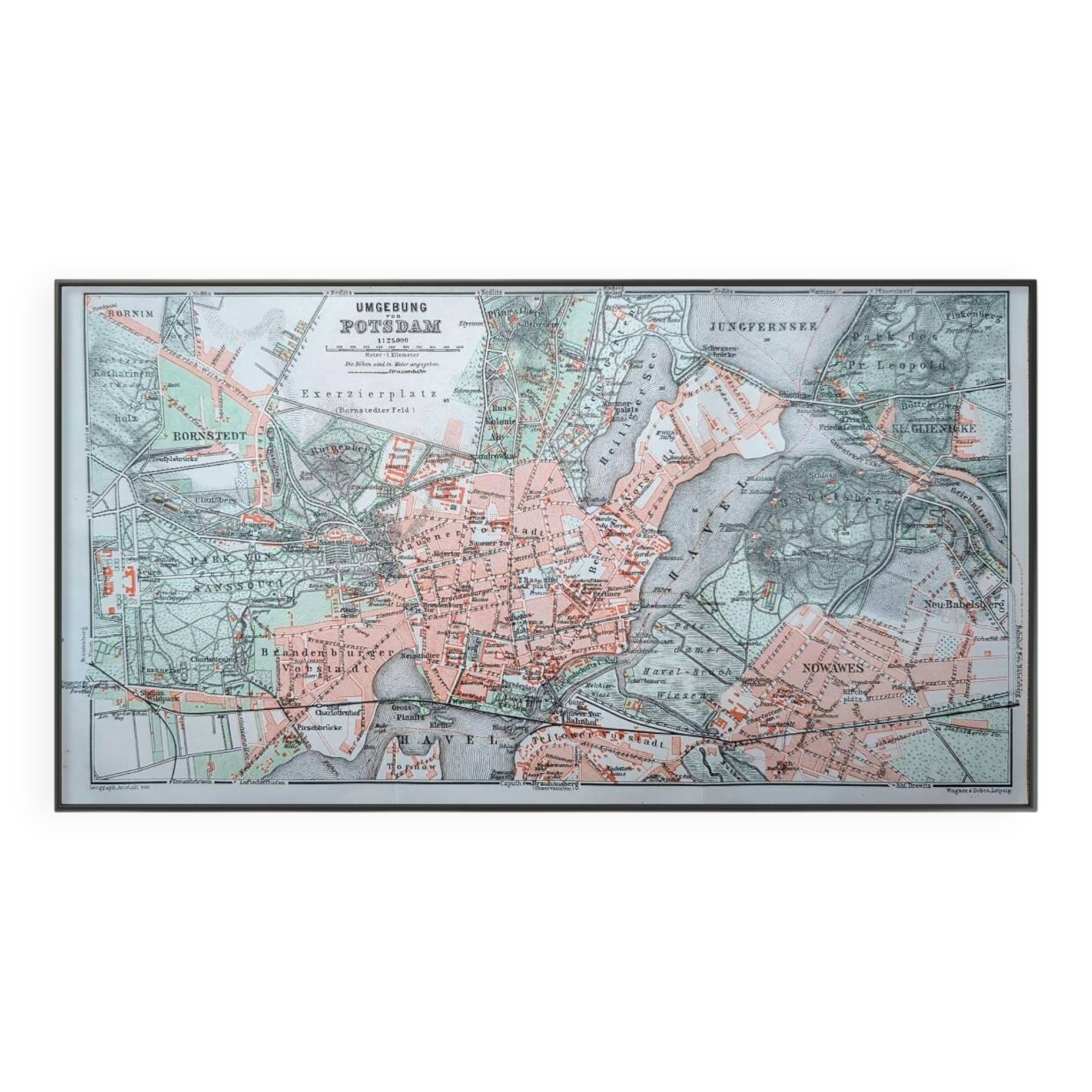 Printed in 1914, Potsdam, Brandenburg, Germany.