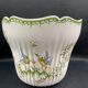 Moustiers earthenware flowerpot