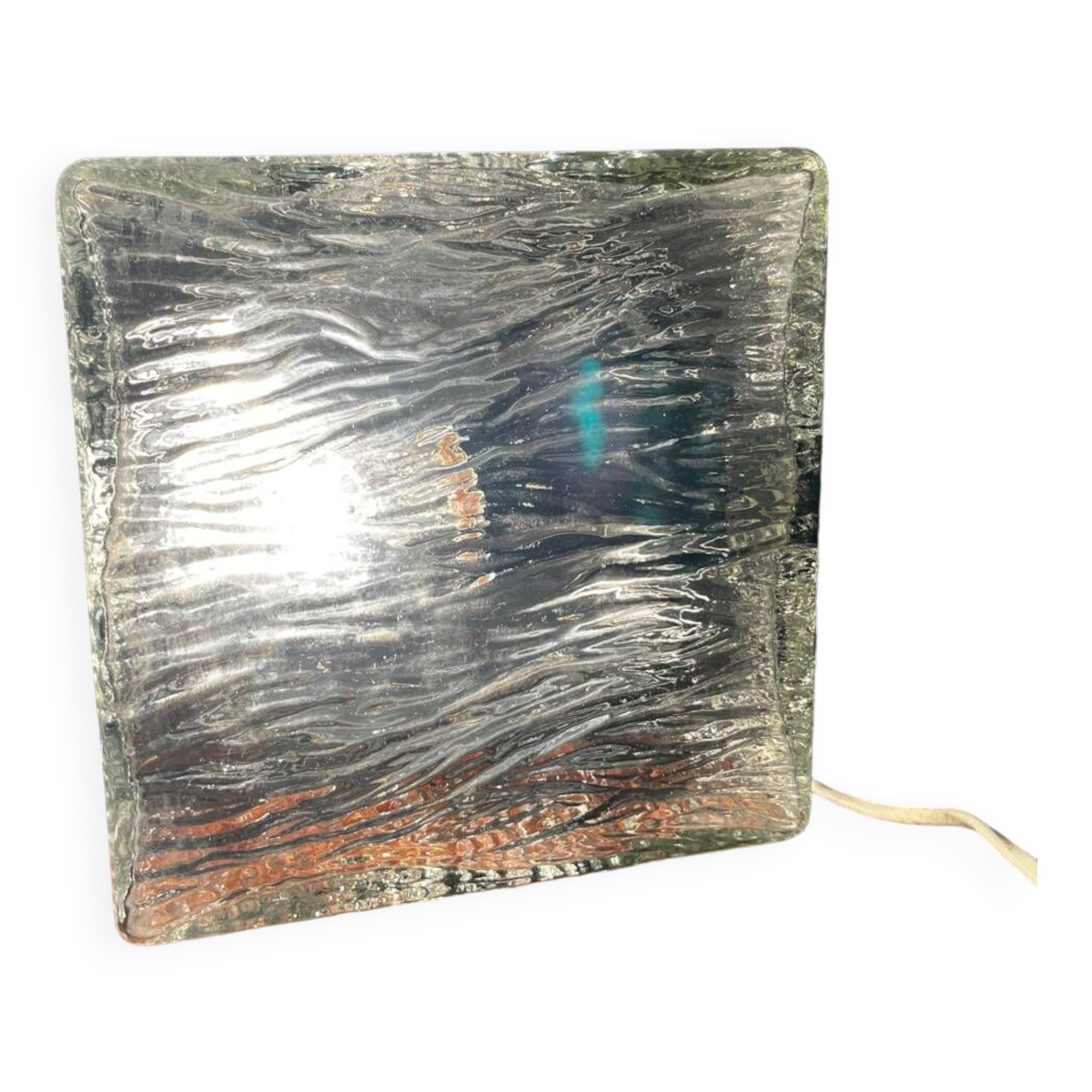 Chiseled glass pendant ceiling light