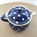 Former pea stoneware teapot
