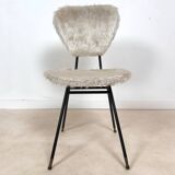 Pair of vintage furry chairs