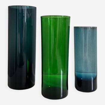 Vases midmodernes, Vase en verre vintage, intérieur des années 60