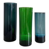 Vases midmodernes, Vase en verre vintage, intérieur des années 60