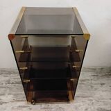 Vintage rolling shelf