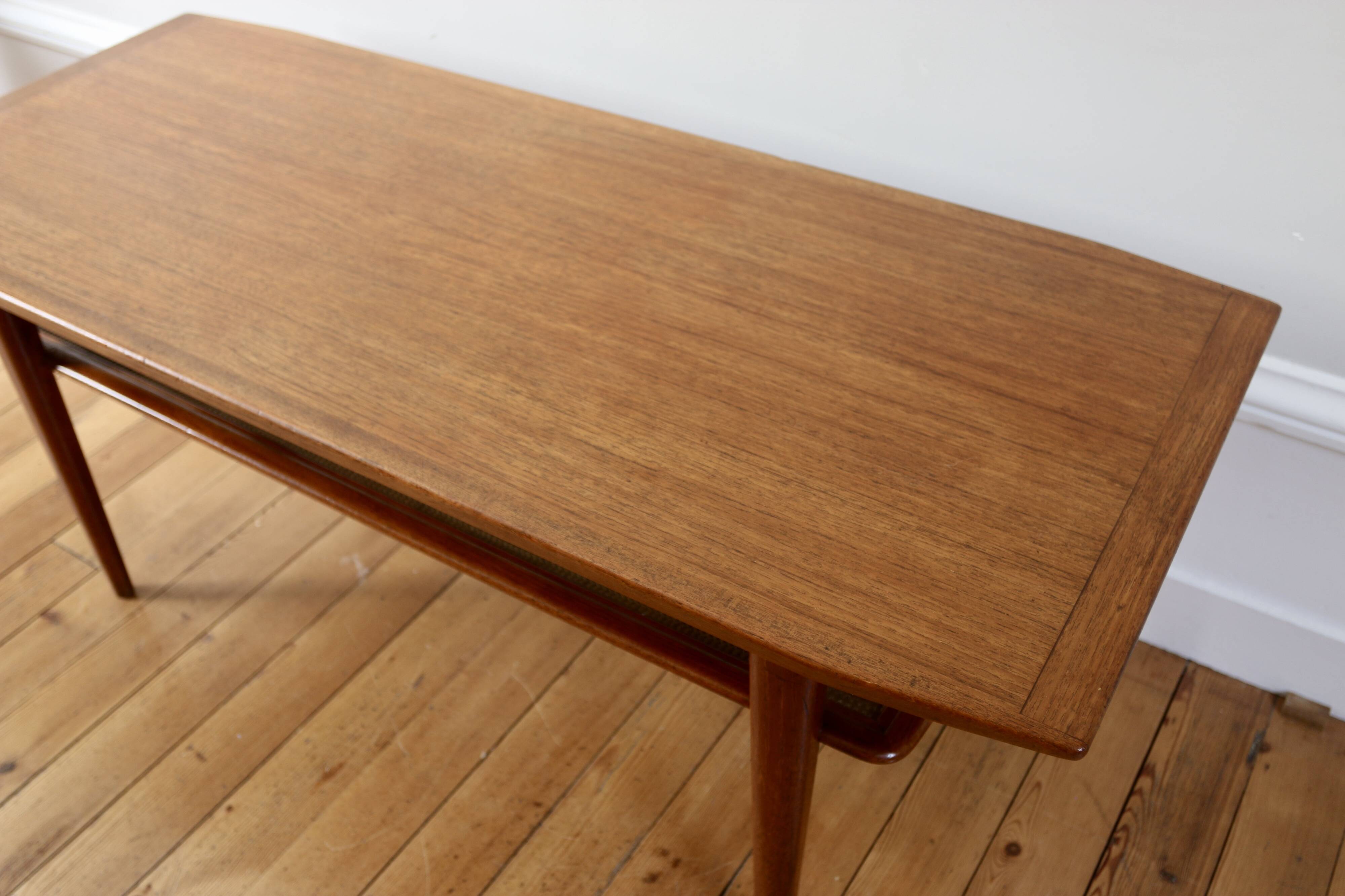 Vintage Scandinavian teak coffee table Swiss Teak 1960