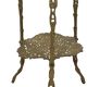 Table d'appoint en laiton de style Art Nouveau