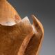 Forme sculpturale en chêne solide