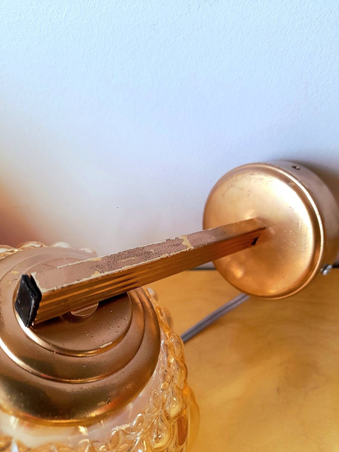 Pair of bubble wall lights by Helena Tynell from the 70s.