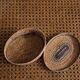 Nesting boxes made of straw.