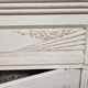 Art Deco wardrobe revisited Shabby chic style with two rattan canning doors