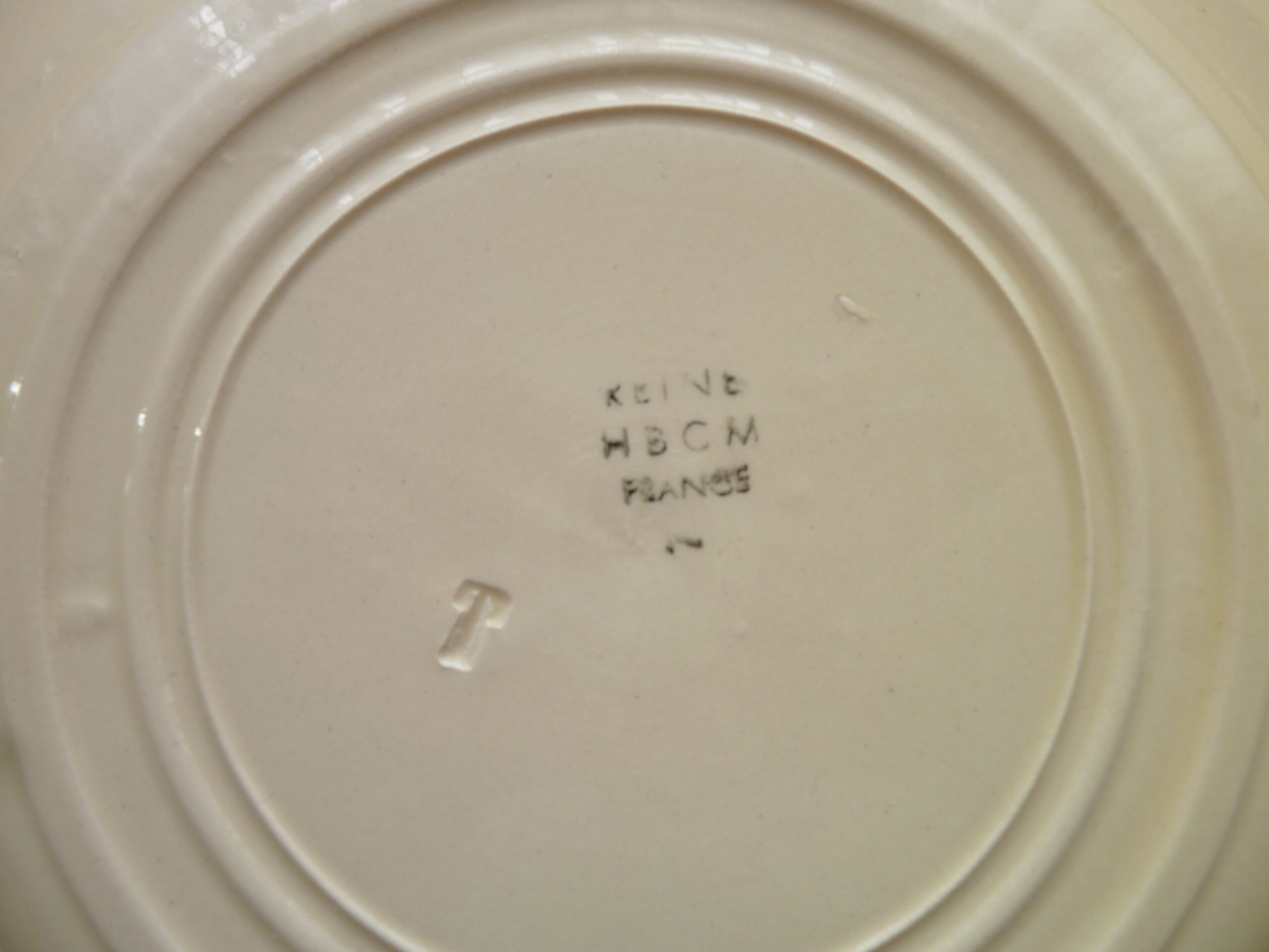 Set of 6 dessert plates HBCM Queen Model