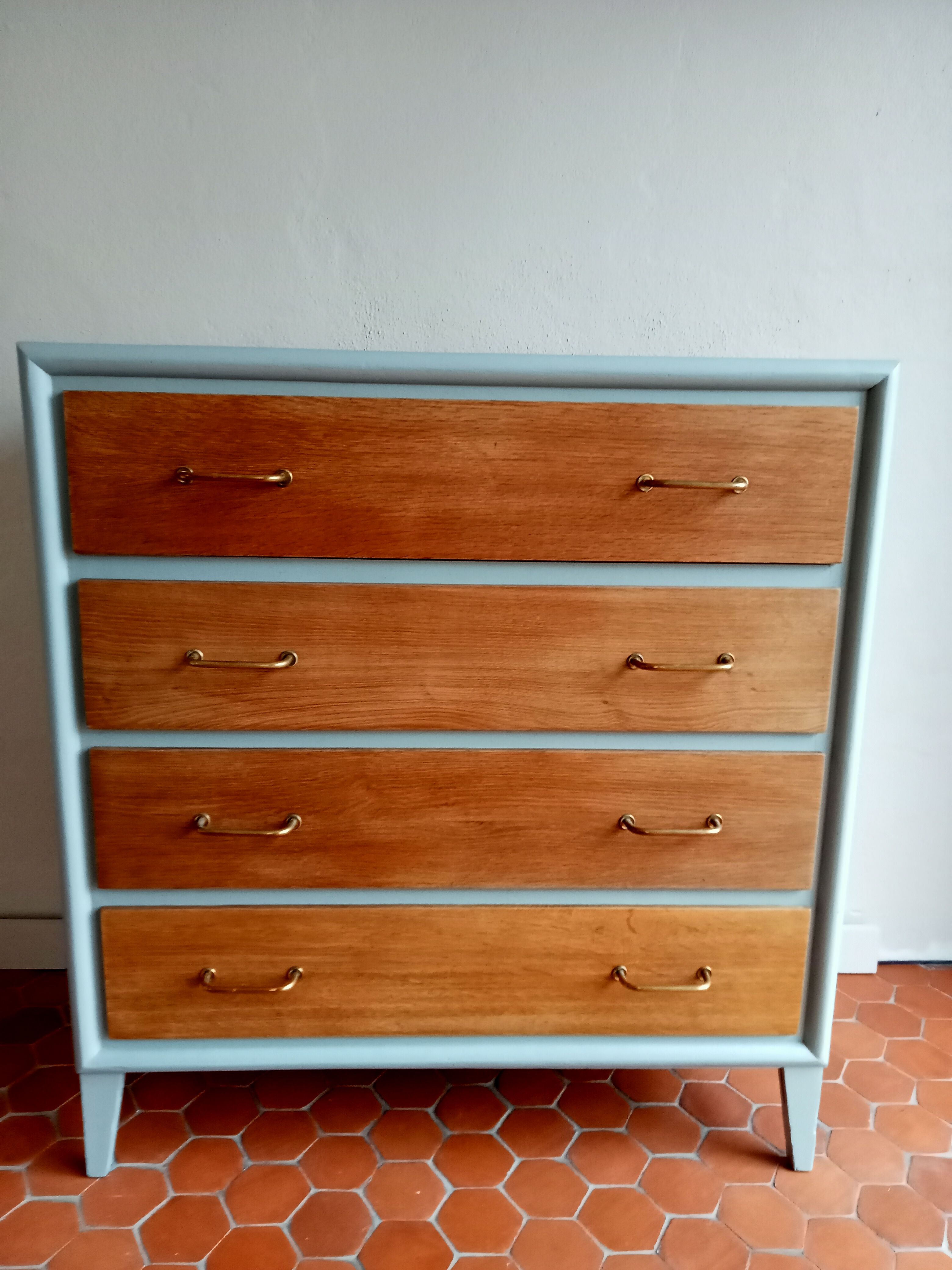 Commode vintage relookée