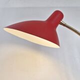 Vintage table lamp 1950 metal & brass dlg jean boris lacroix serge mouille