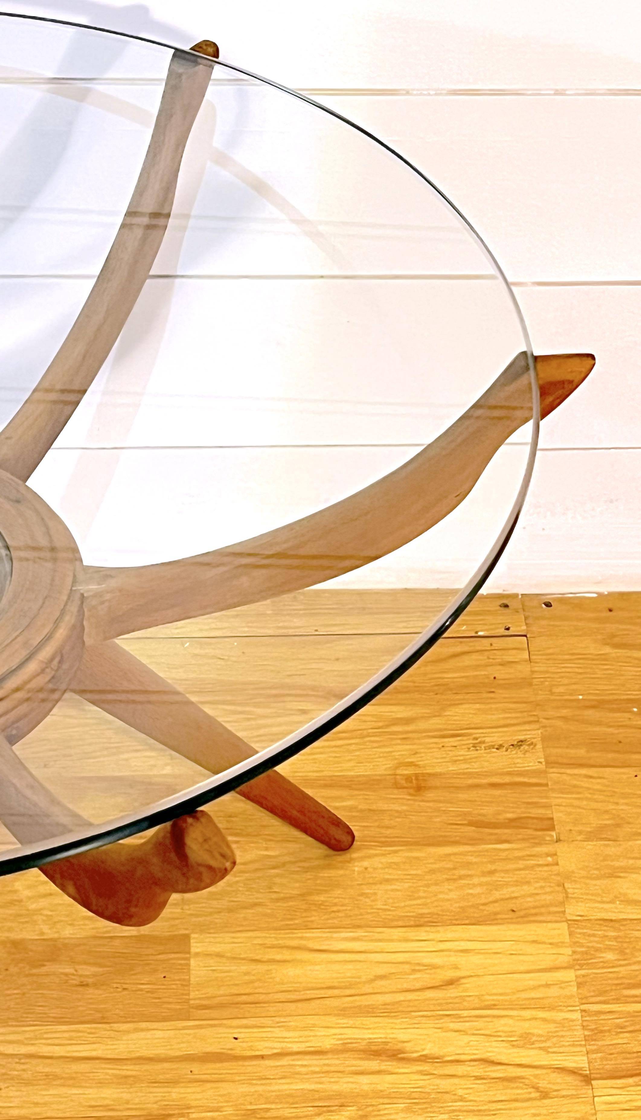 Carlo De Cali, "Ragno" (Spider) coffee table, Italy, 1950s