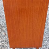Scandinavian style 4-drawer teak chest of drawers, 1970s