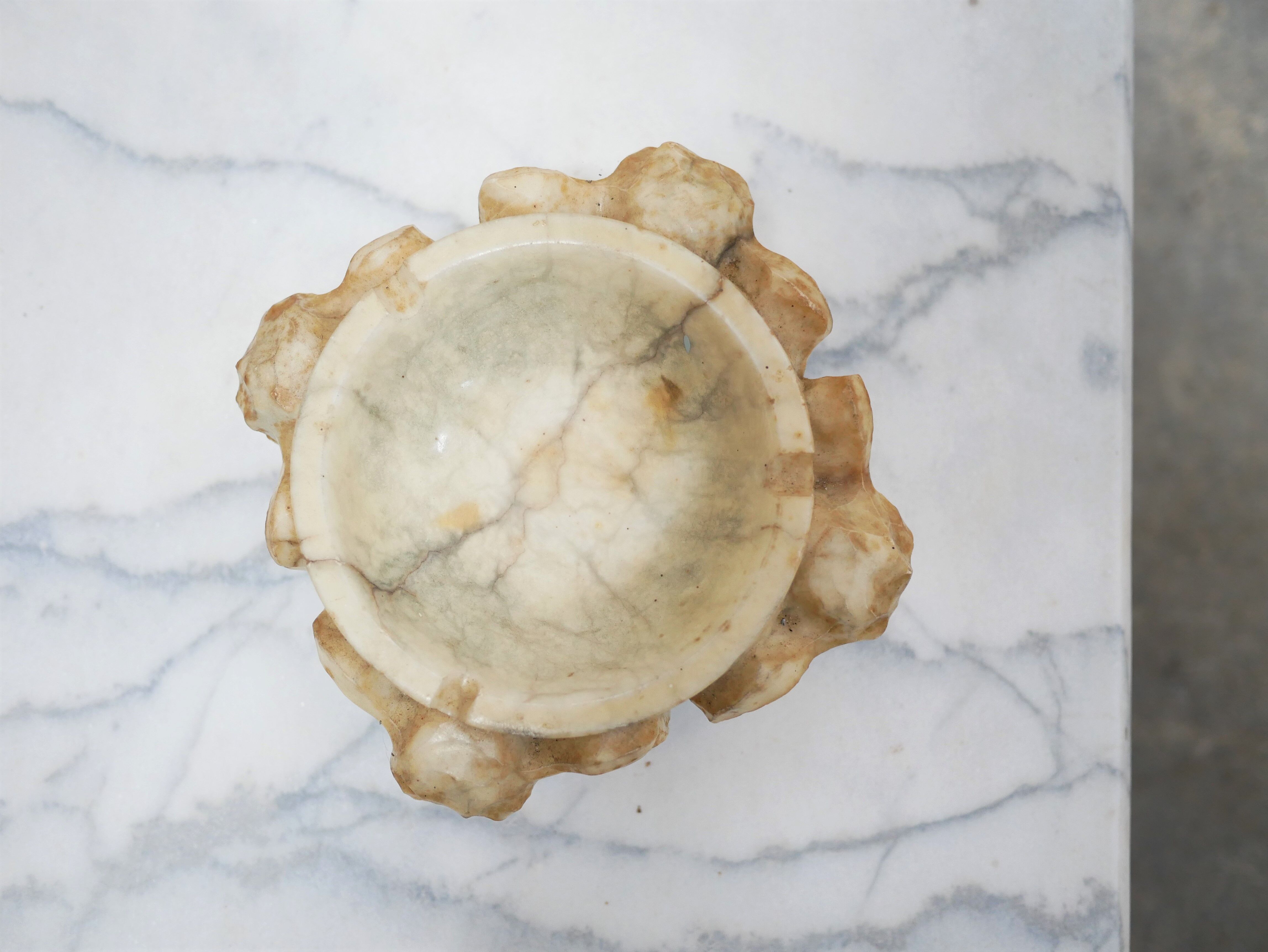Vintage ashtray in alabaster
