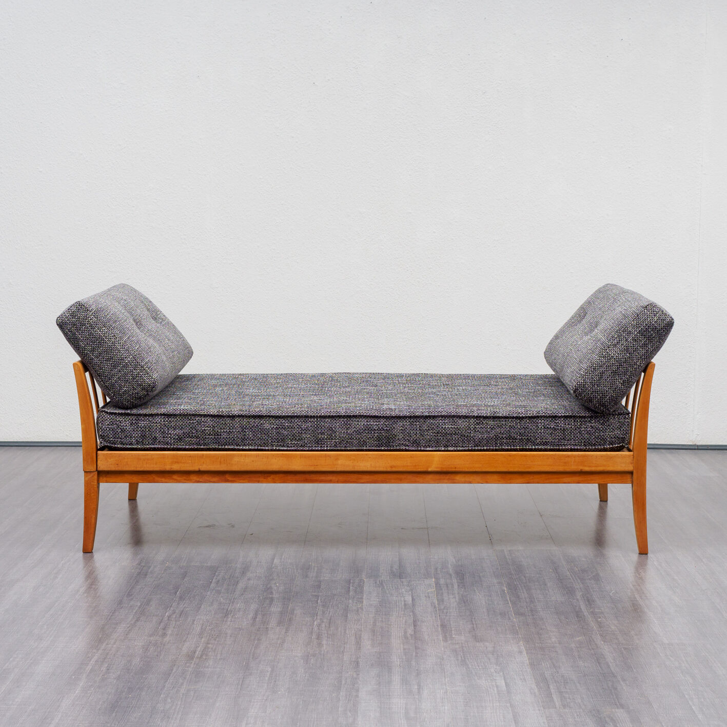50s sofa in cherry wood