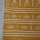 Yellow and white berber kilim 110x200cm