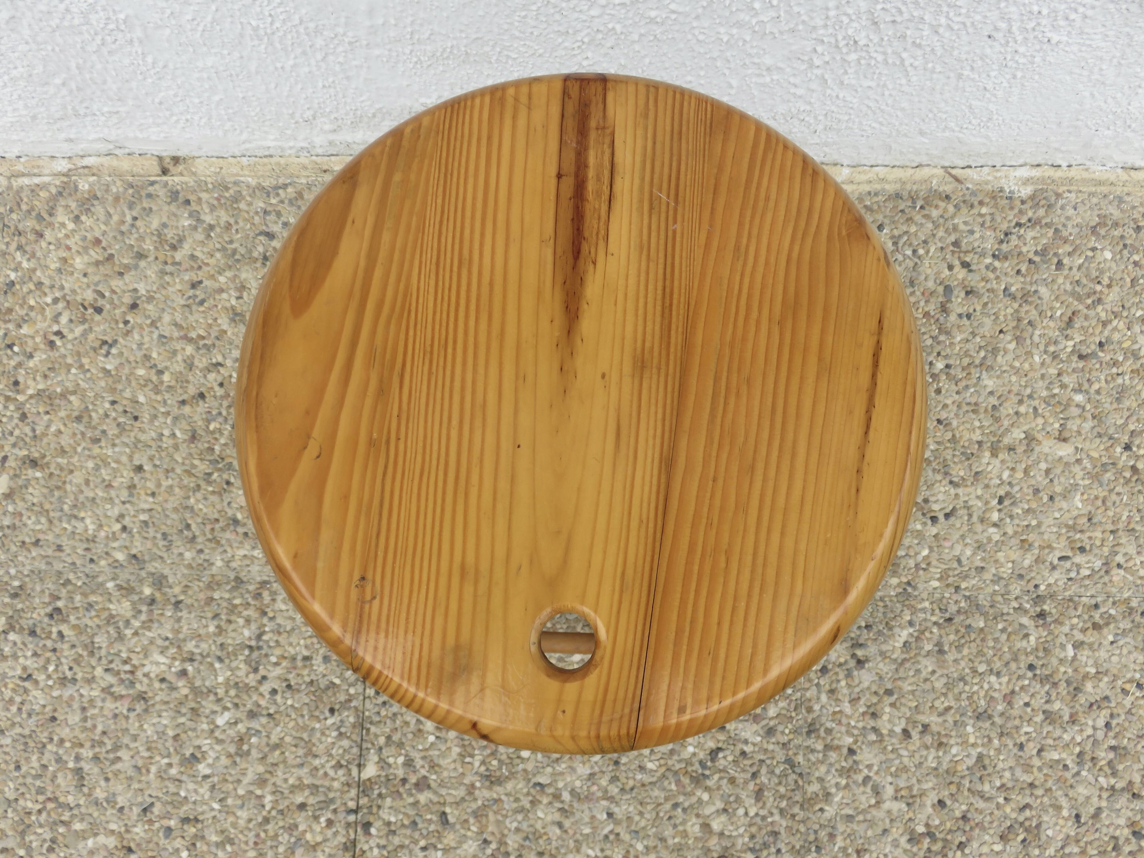 Tabouret pliant dans le style de Roger Tallon ou Adrian Reed, vers 1970