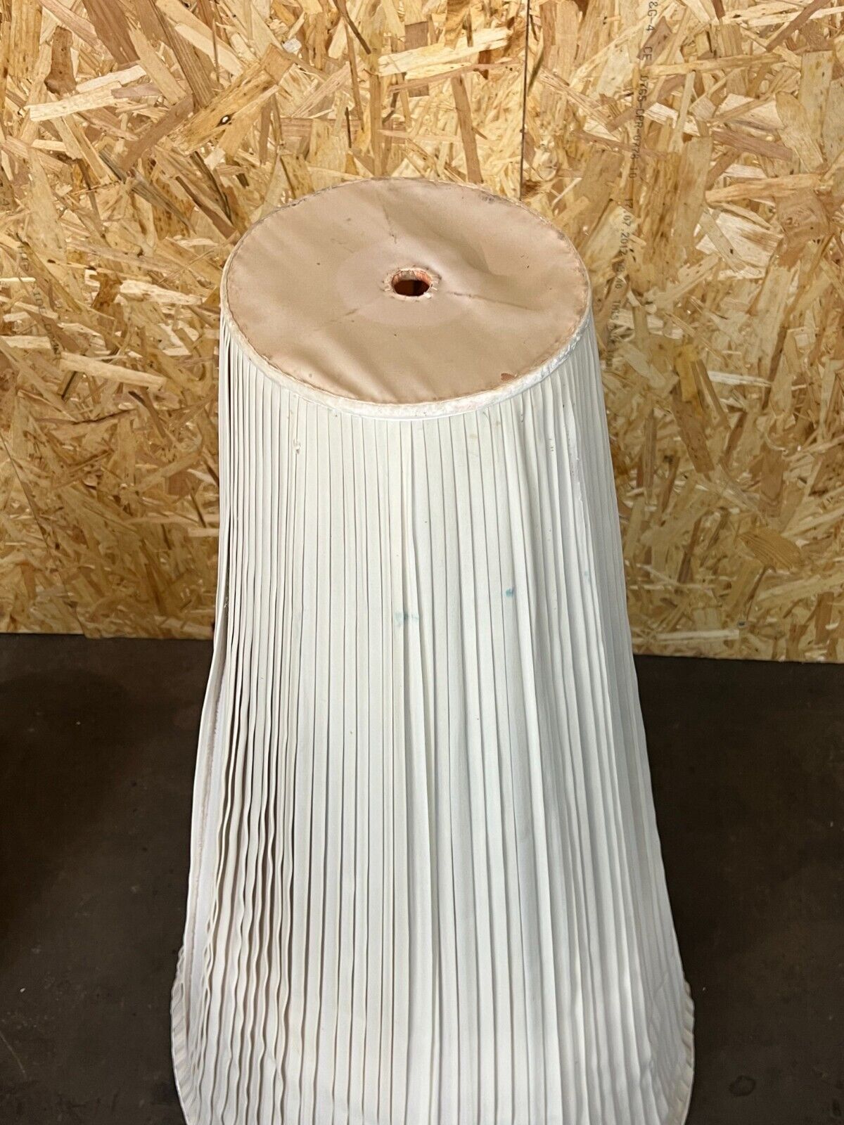 60s 70s floor lamp porcelain KPM brass space age