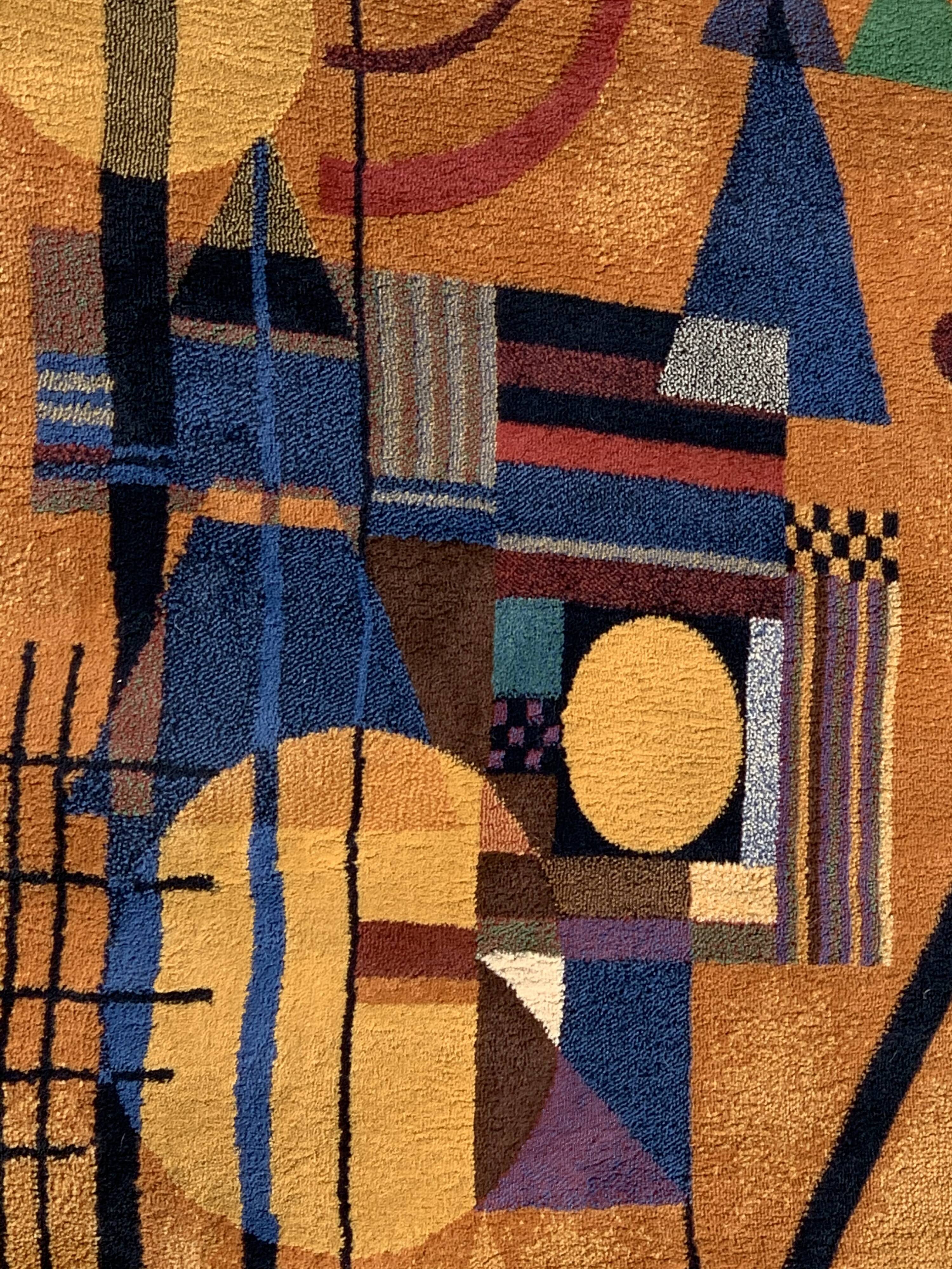 Tapis multicolore 230 x 160 cm formes géométriques