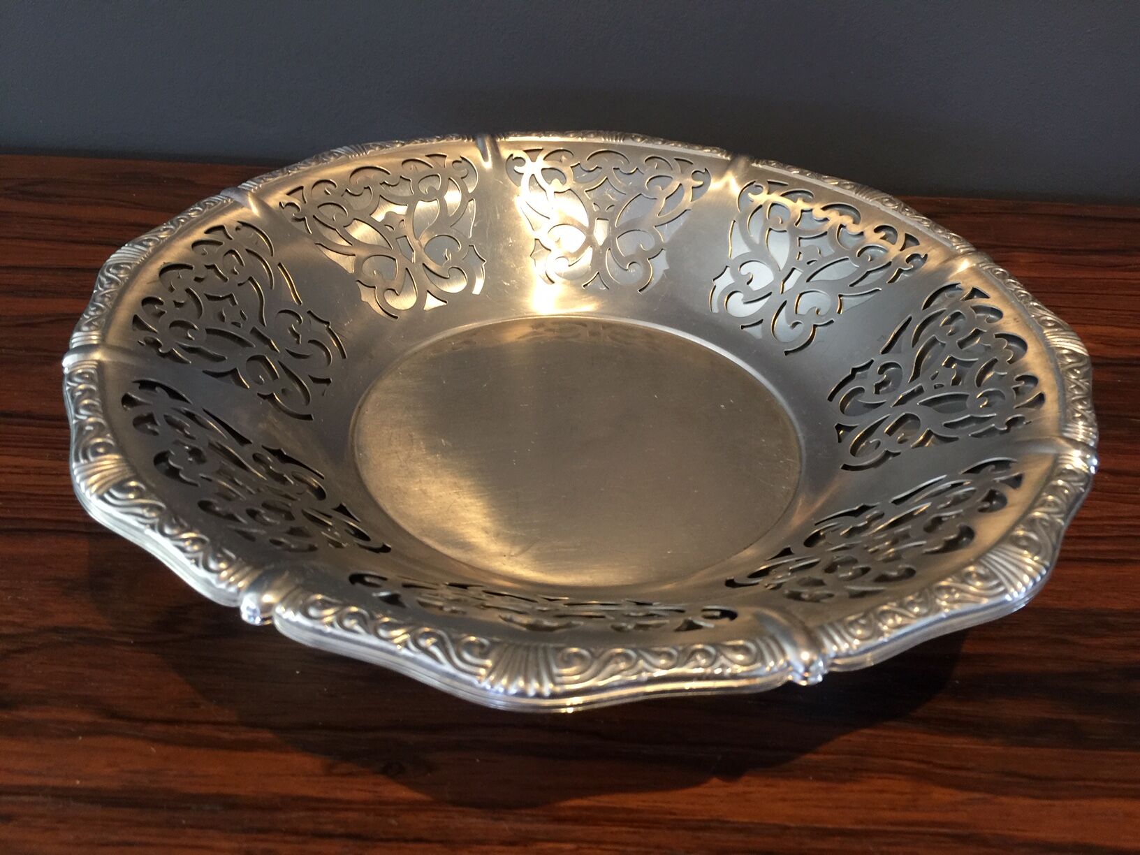 Lot de 2 paniers a pain ou a fruit Alessi Italy