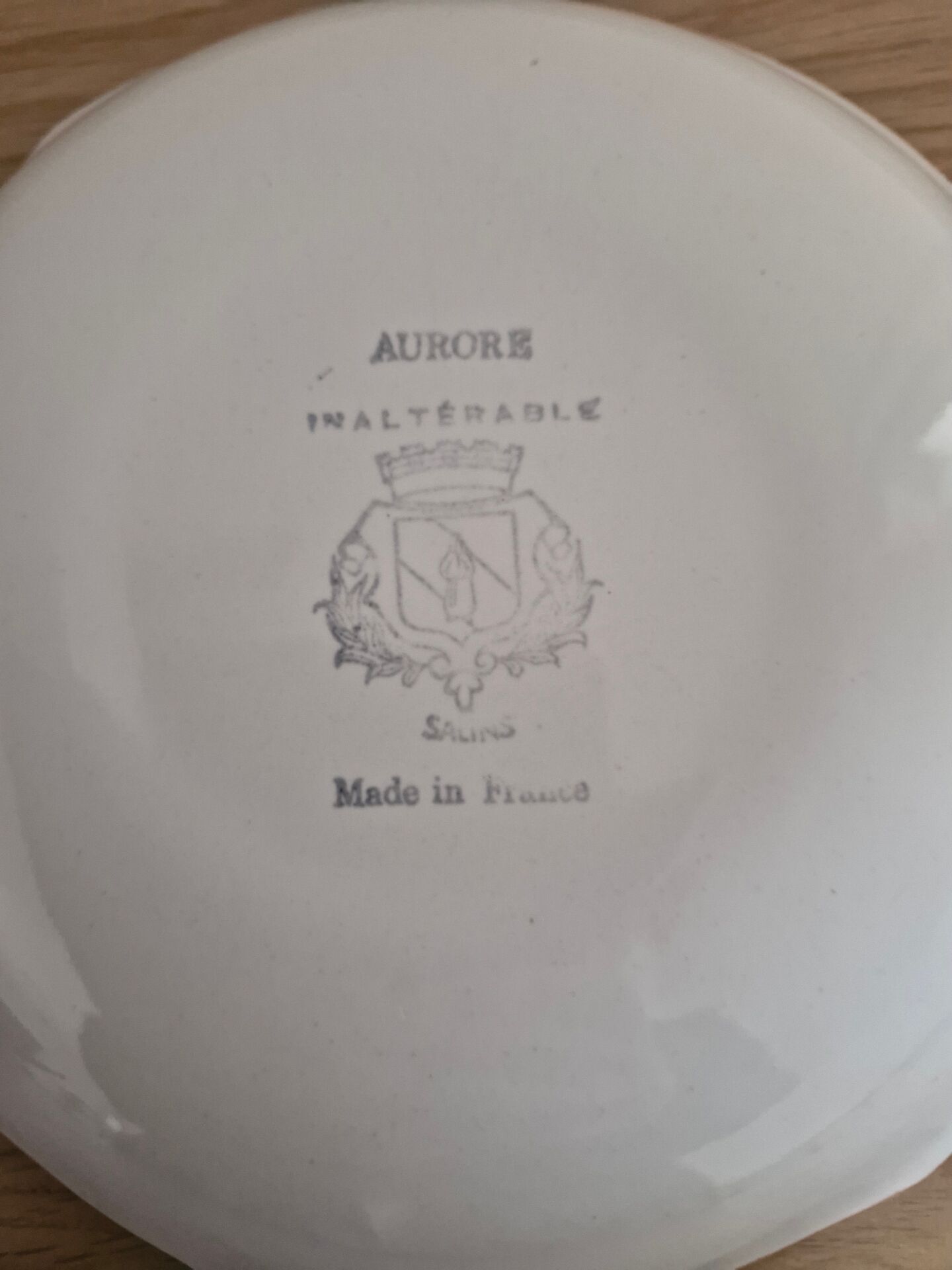 Soup tureen and fish soup plates from the 1980s.