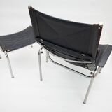 He1106 Lounge Chair with Ottoman by Hans Eichenberger for Strässle, 1970s