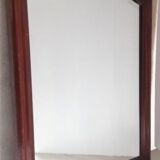 Louis Philippe mirror, mahogany, gendarme hat