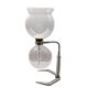 Vintage glass coffee maker pyrex chrome 8 cups Hellem circa 1950